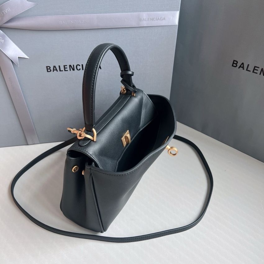 Ba1en*iaga Rodeo Mini Handbag-Black