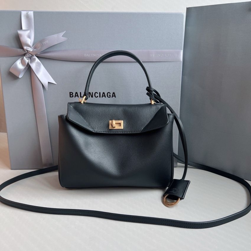 Ba1en*iaga Rodeo Mini Handbag-Black