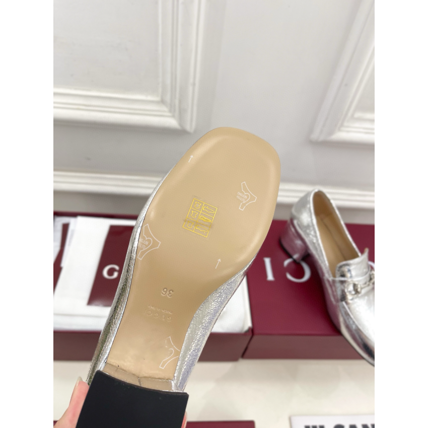 Gvc*1 Horsebit leather  pump , Size 35-41
