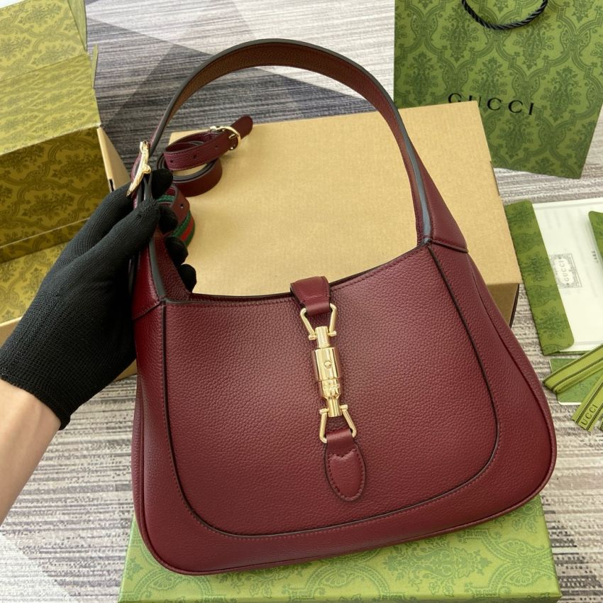 Gvc*1 Jackie 1961 Small Shoulder Bag-Rosso Ancora