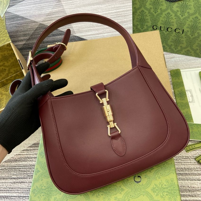 Gvc*1 Jackie 1961 Small Shoulder Bag-Rosso Ancora