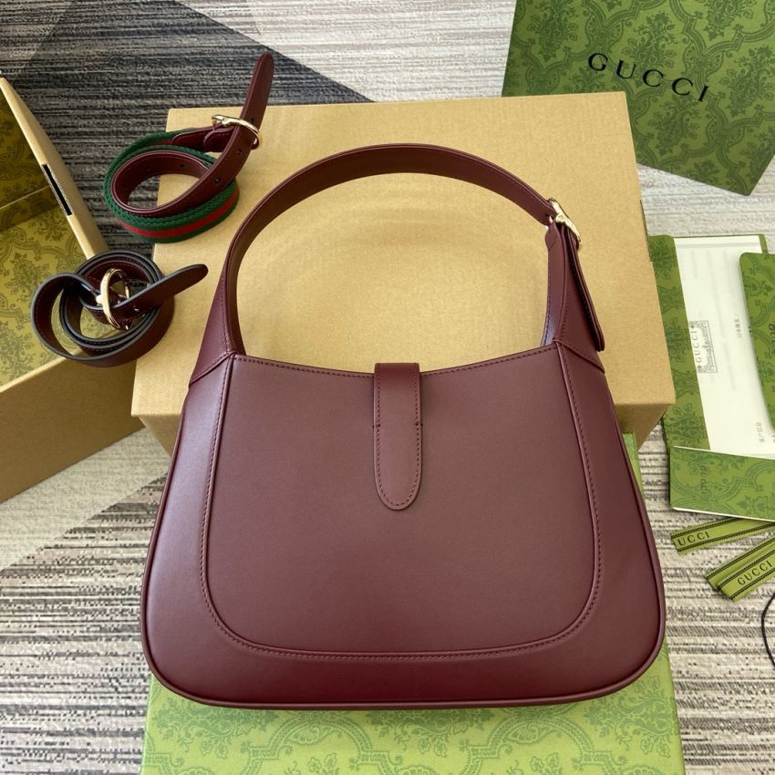 Gvc*1 Jackie 1961 Small Shoulder Bag-Rosso Ancora