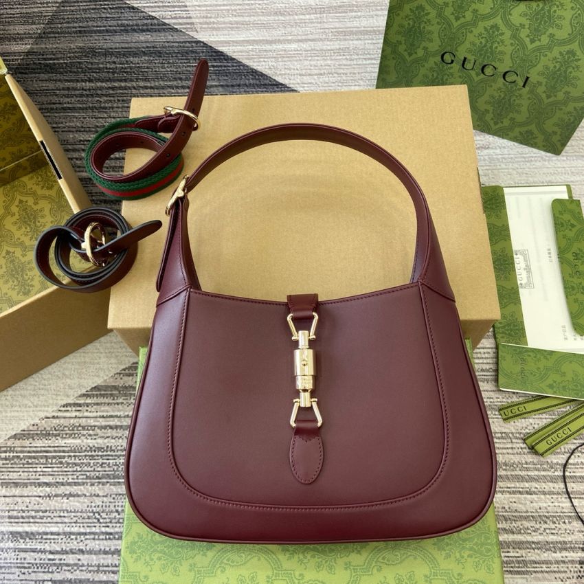 Gvc*1 Jackie 1961 Small Shoulder Bag-Rosso Ancora