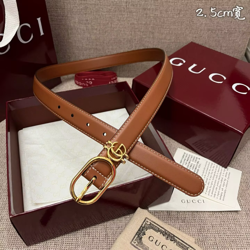 Gvc*1 25mm Thin Leather belt