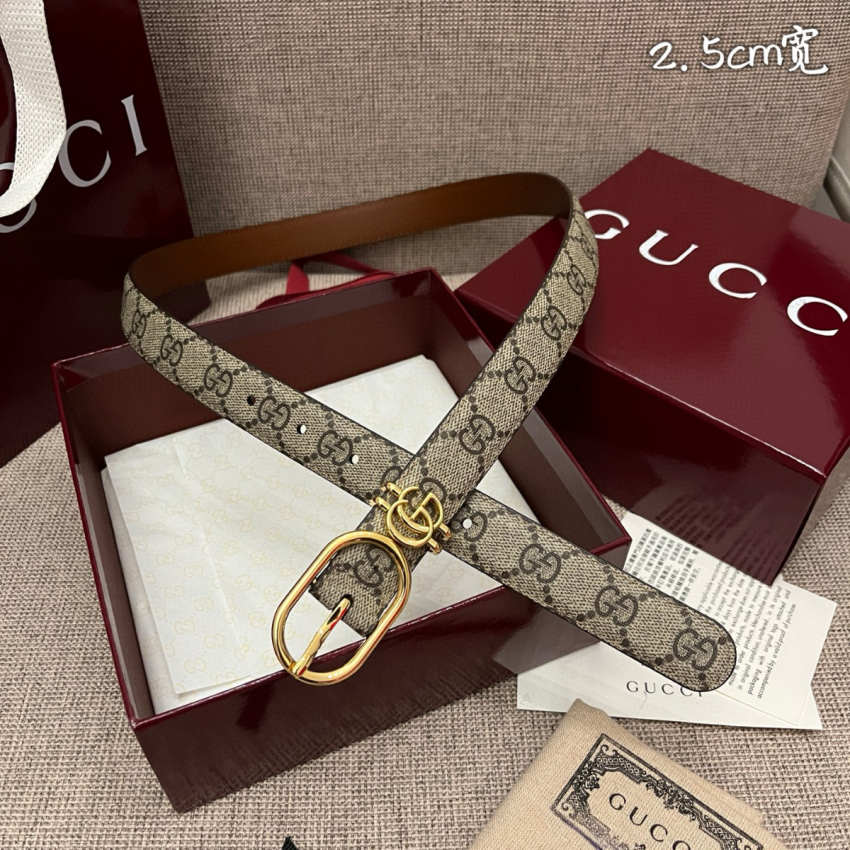 Gvc*1 25mm Thin Leather belt