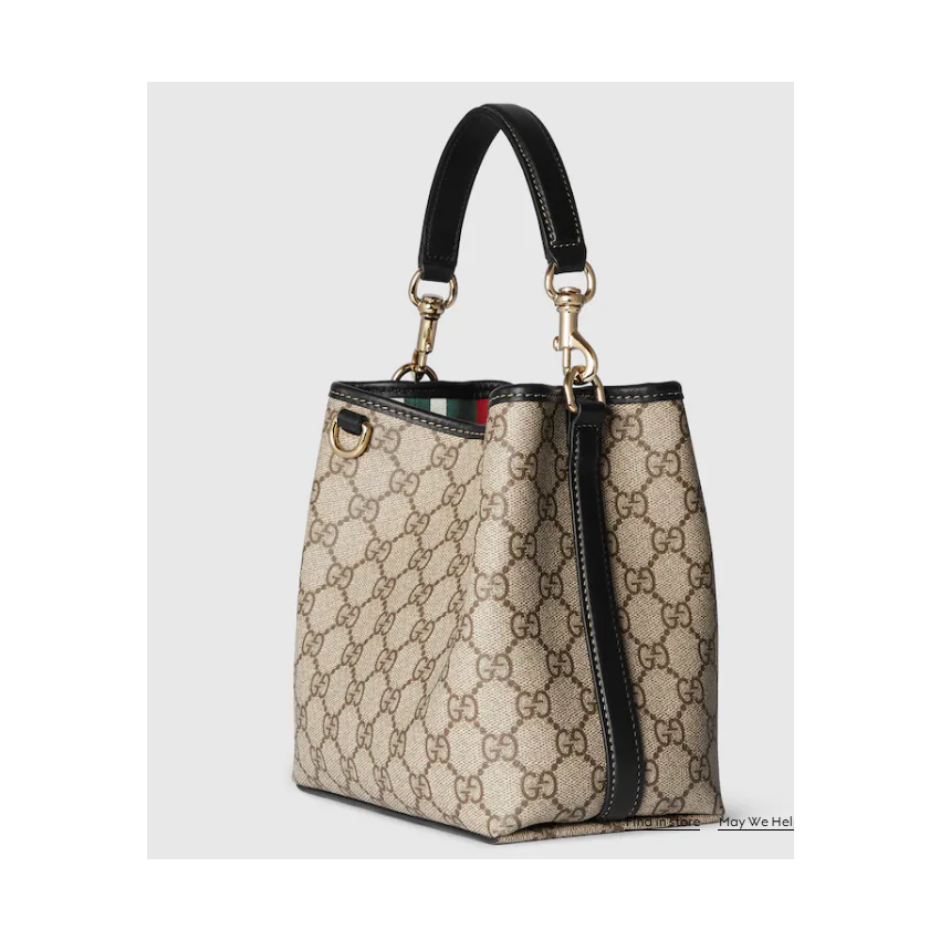 Gvc*1 GG Emblem Mini Buckeket Bag