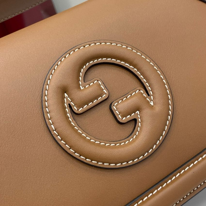 Gvc*1 blondie Small Top Handle Bag-Brown leather