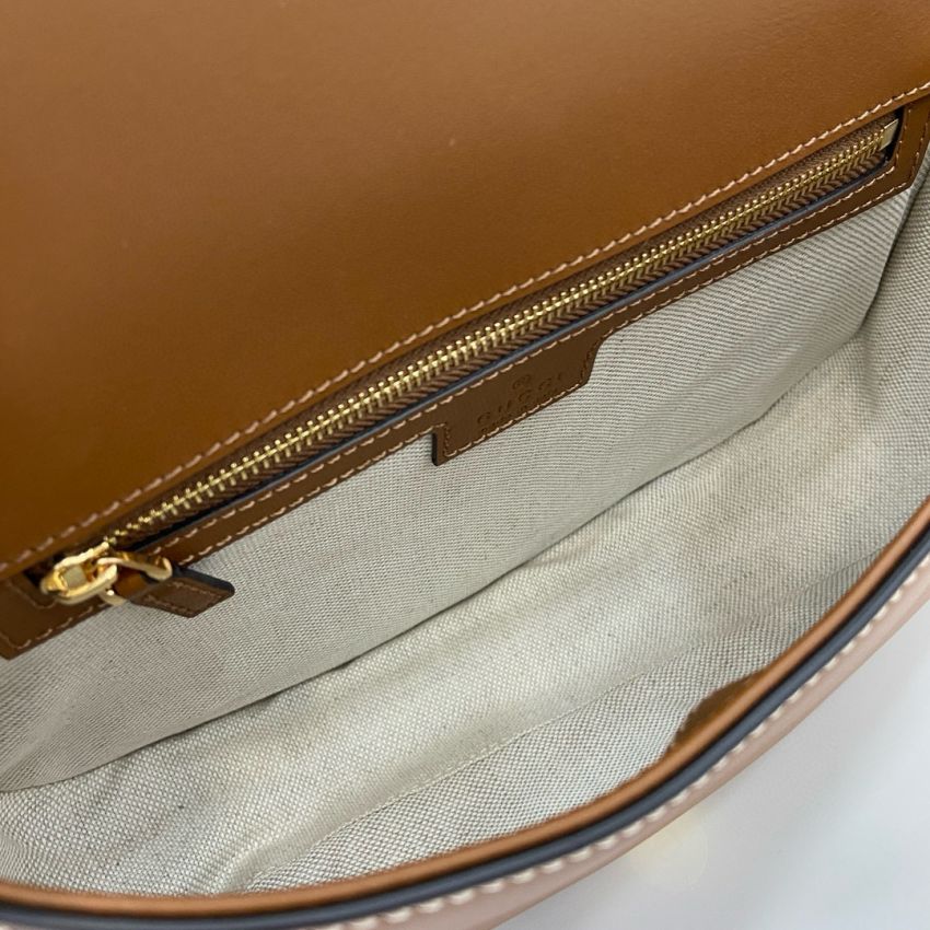 Gvc*1 blondie Small Top Handle Bag-Brown leather