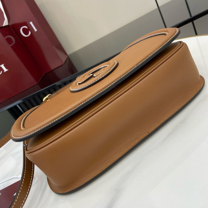 Gvc*1 blondie Small Top Handle Bag-Brown leather