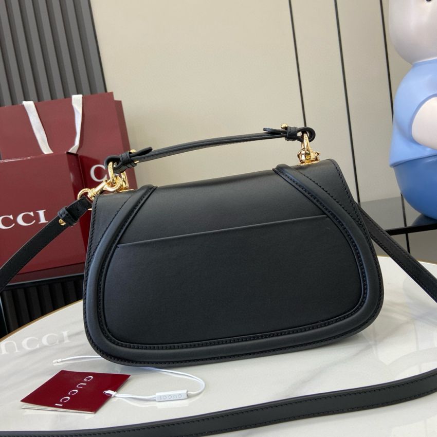 Gvc*1 blondie Small Top Handle Bag-Black leather