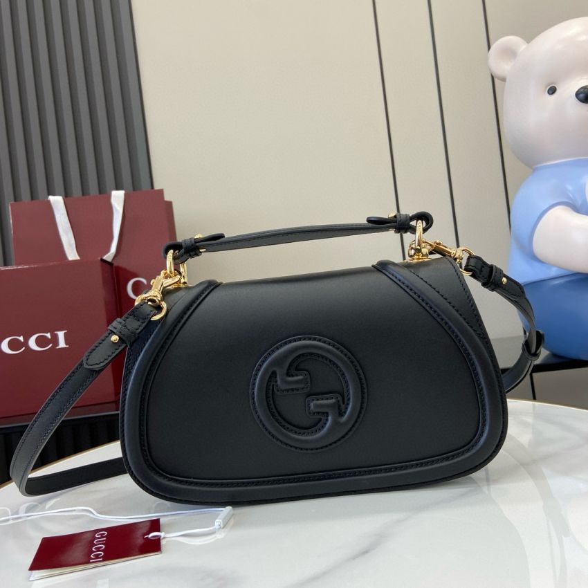 Gvc*1 blondie Small Top Handle Bag-Black leather