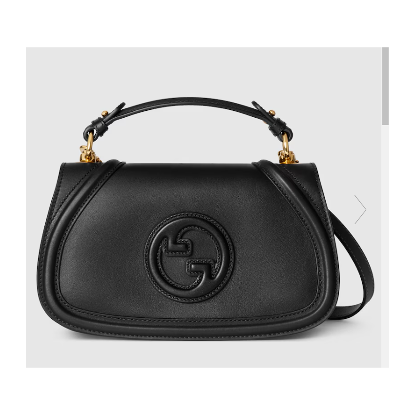 Gvc*1 blondie Small Top Handle Bag-Black leather