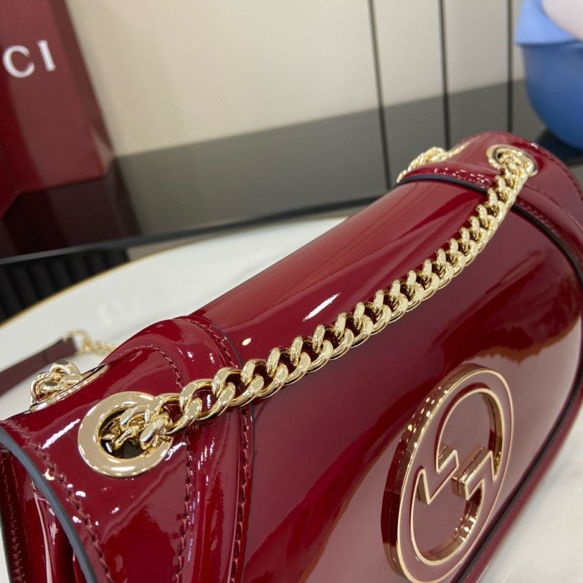 Gvc*1 Blondie Small Shoulder Bag- Rosso Ancora red