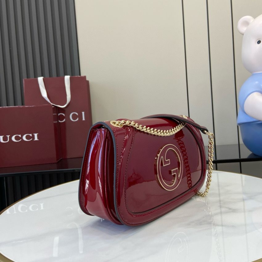 Gvc*1 Blondie Small Shoulder Bag- Rosso Ancora red