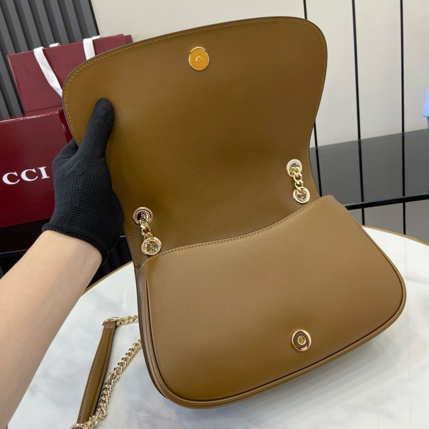 Gvc*1 Blondie Small Shoulder Bag- Brown Suede