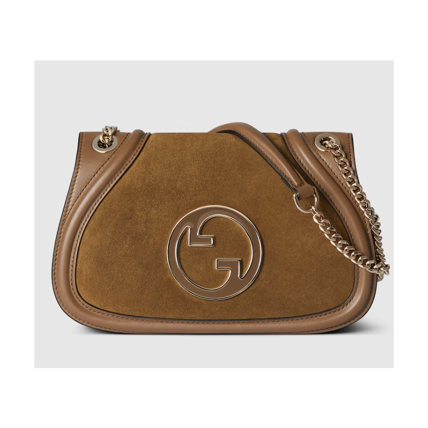 Gvc*1 Blondie Small Shoulder Bag- Brown Suede