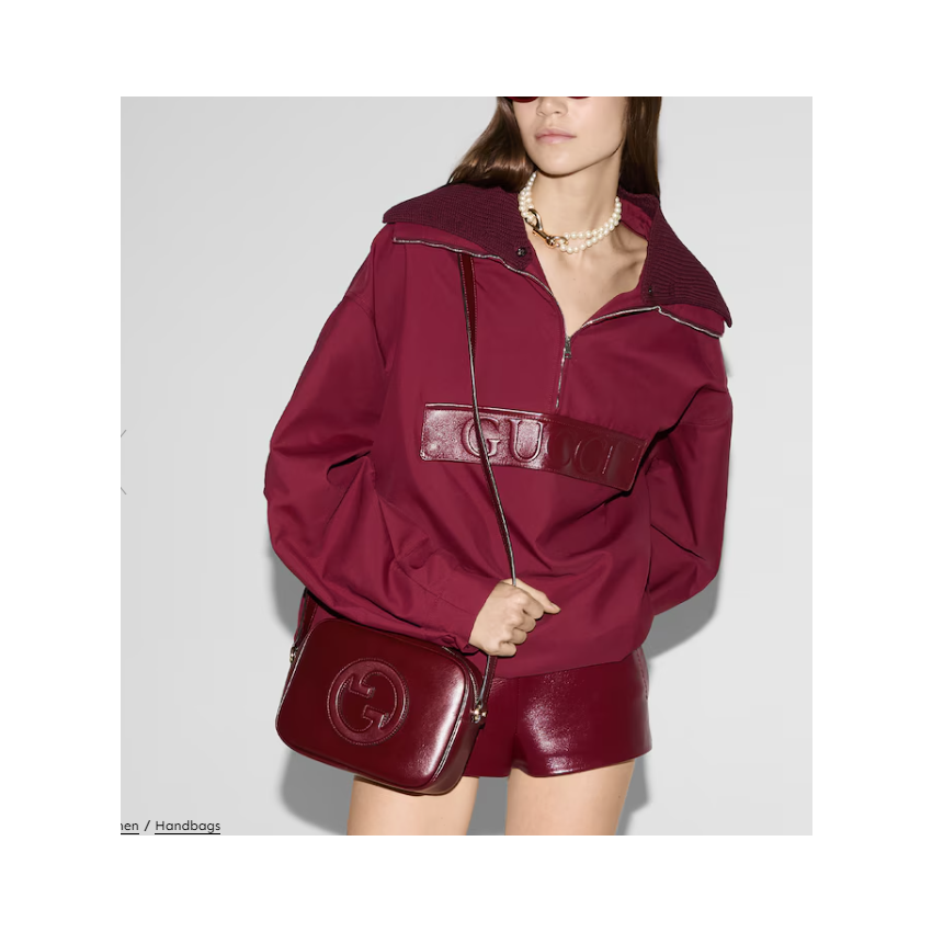 Gvc*1 Blondie Mini Shoulder Bag- Rosso Ancora Red