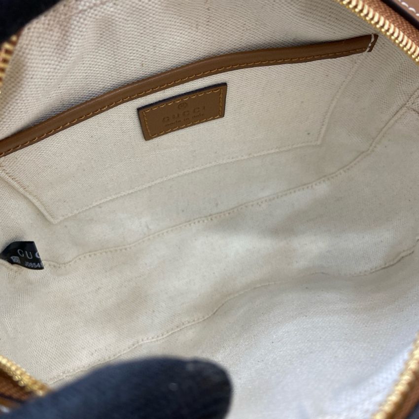 Gvc*1 Blondie Mini Shoulder Bag- Beige and brown