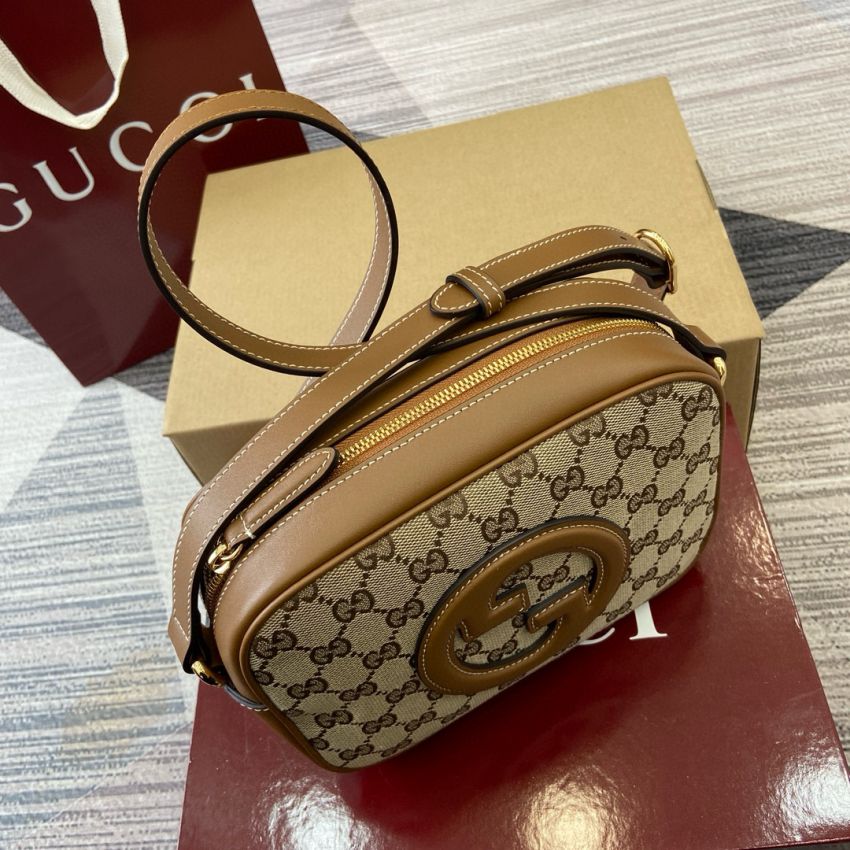 Gvc*1 Blondie Mini Shoulder Bag- Beige and brown