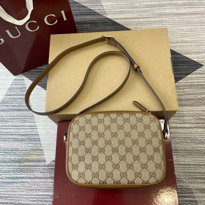 Gvc*1 Blondie Mini Shoulder Bag- Beige and brown