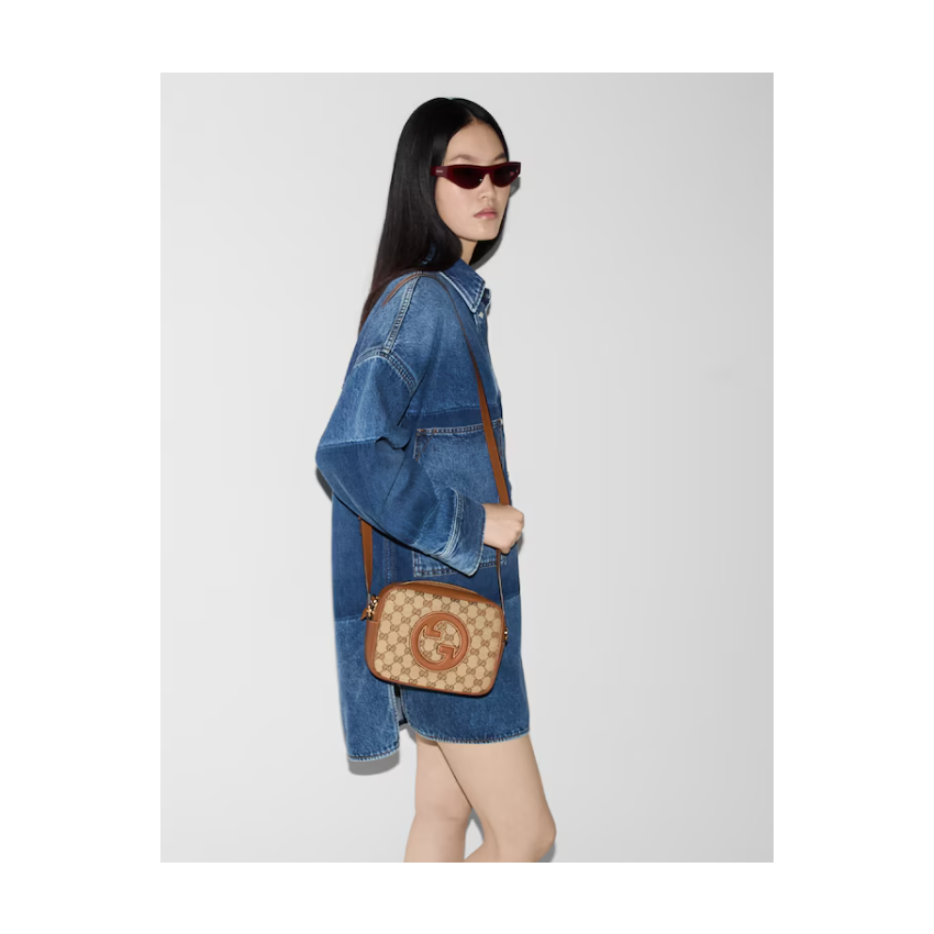 Gvc*1 Blondie Mini Shoulder Bag- Beige and brown