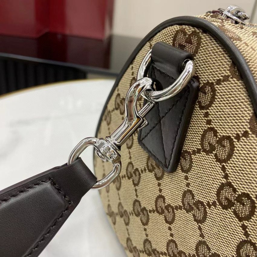 Gvc*1 GG Canvas Small Cylinder Bag