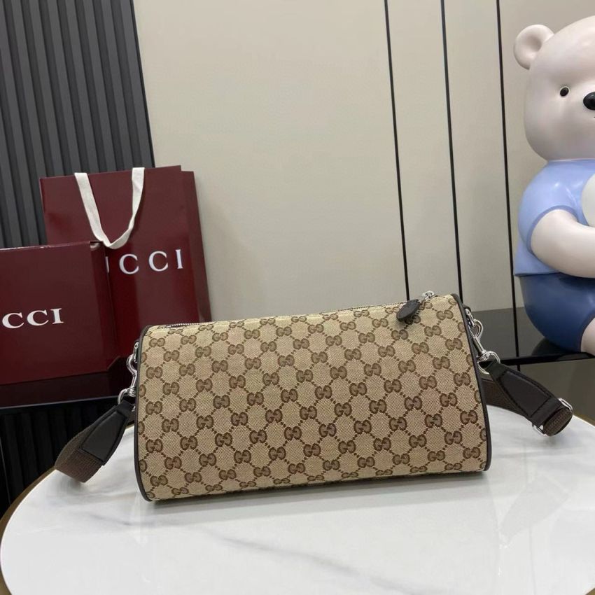 Gvc*1 GG Canvas Small Cylinder Bag