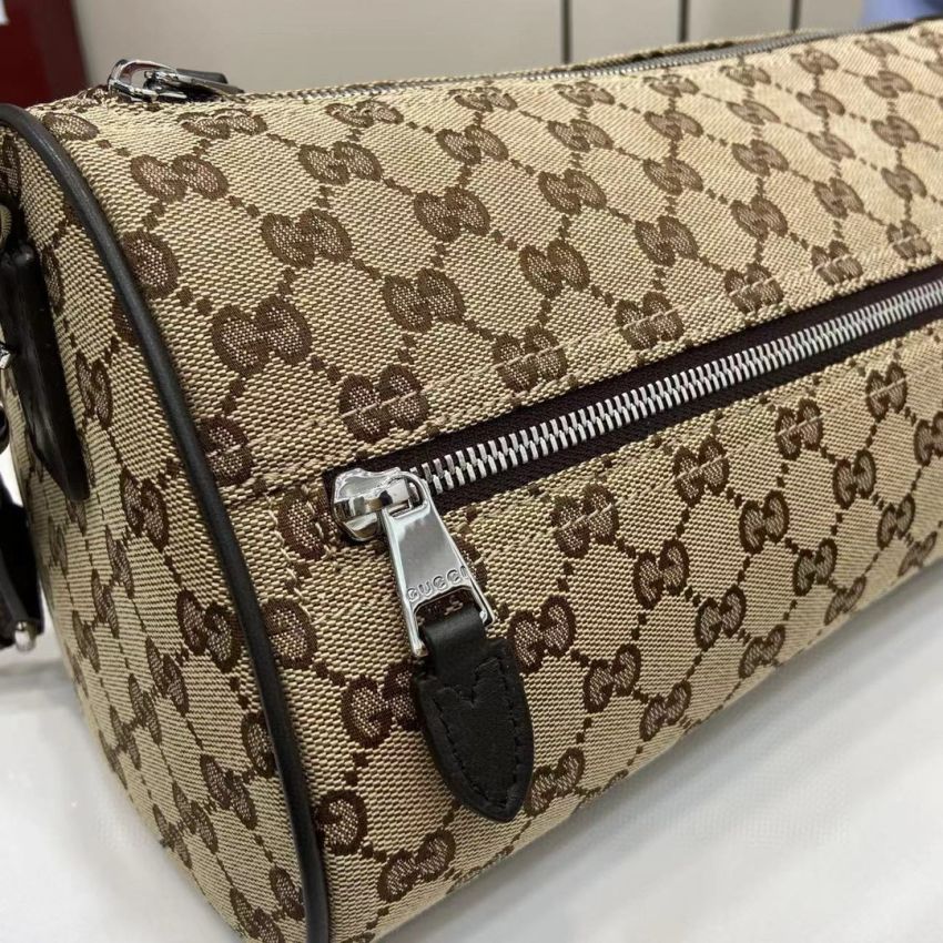 Gvc*1 GG Canvas Small Cylinder Bag