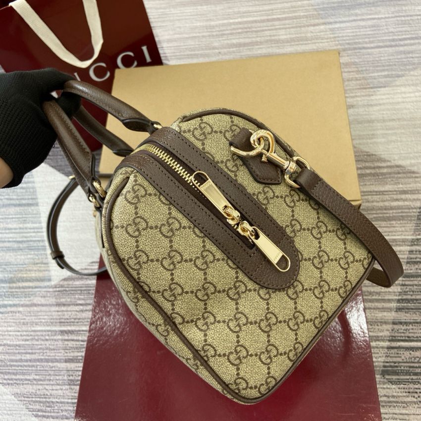 Gvc*1 Ophidia Large Boston Bag