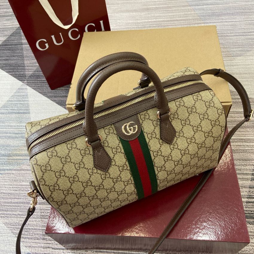Gvc*1 Ophidia Large Boston Bag
