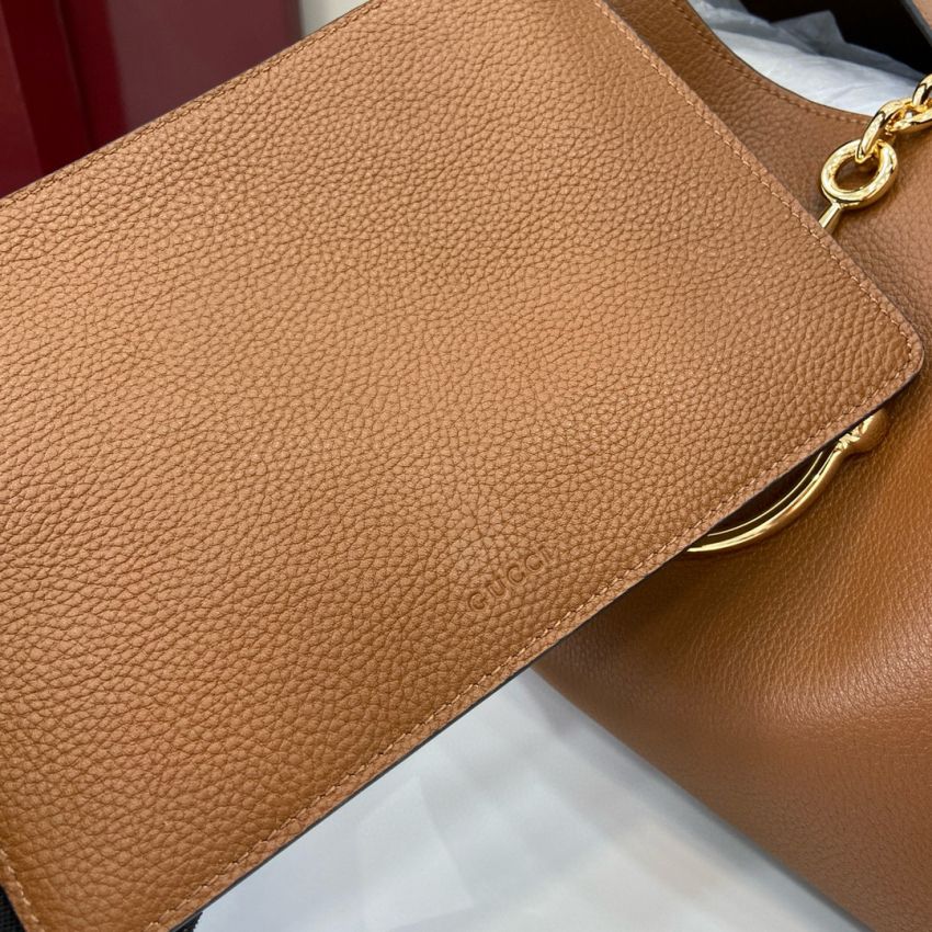 Gvc*1 Softbit Maxi shoulder bag -Brown