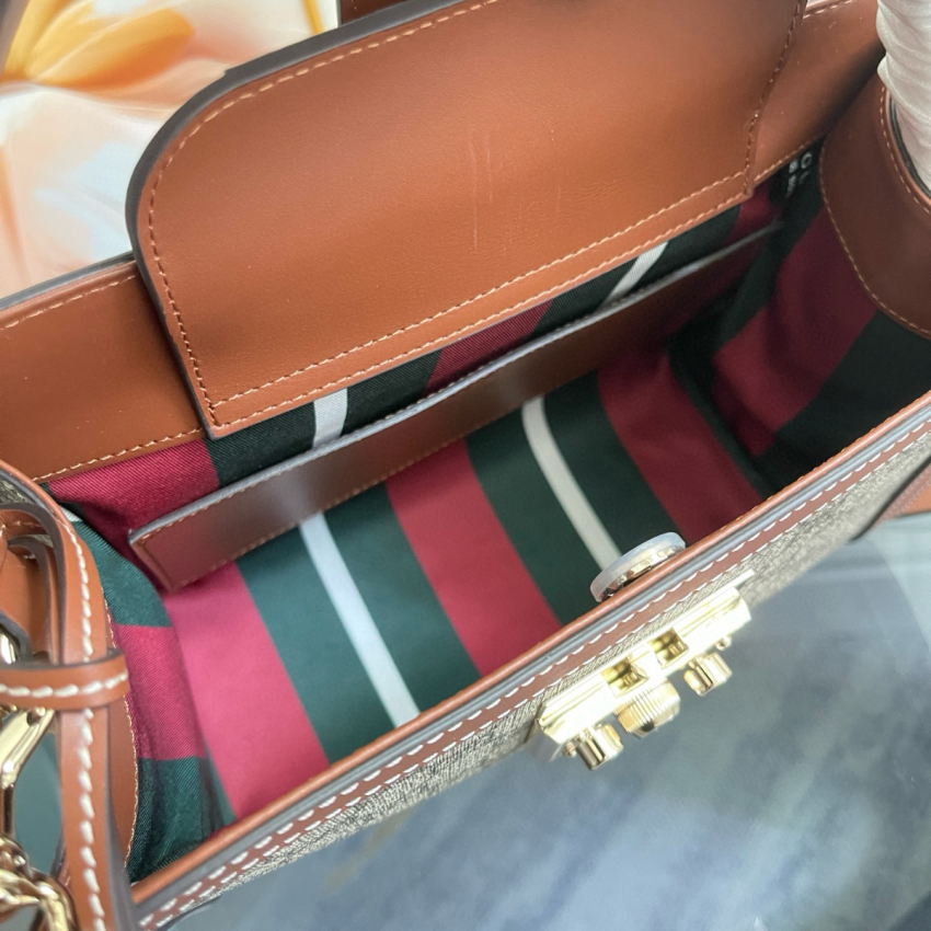 Padlock Medium Top Handle Bag