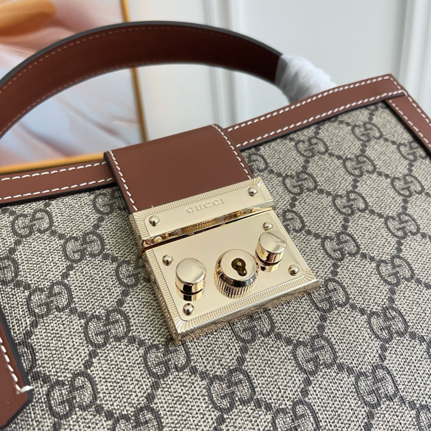 Padlock Medium Top Handle Bag