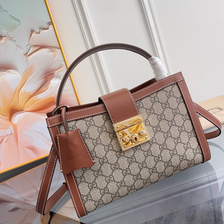 Padlock Medium Top Handle Bag