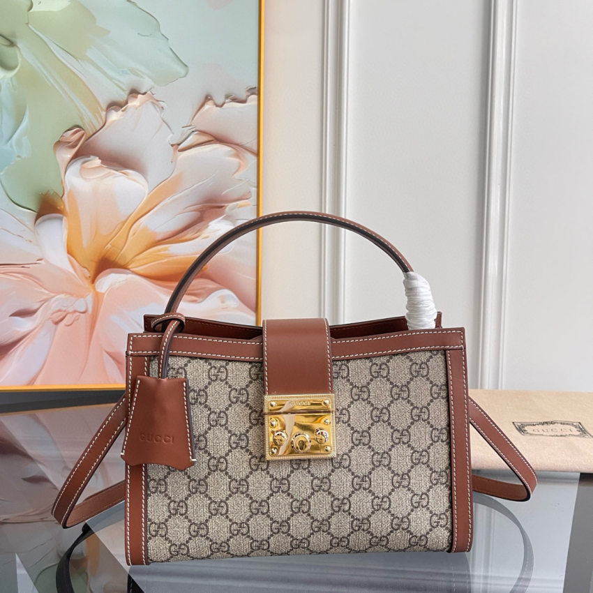 Padlock Medium Top Handle Bag