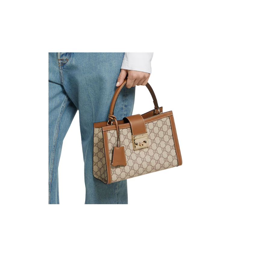Padlock Medium Top Handle Bag