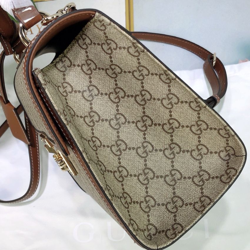 Padlock Medium Top Handle Bag