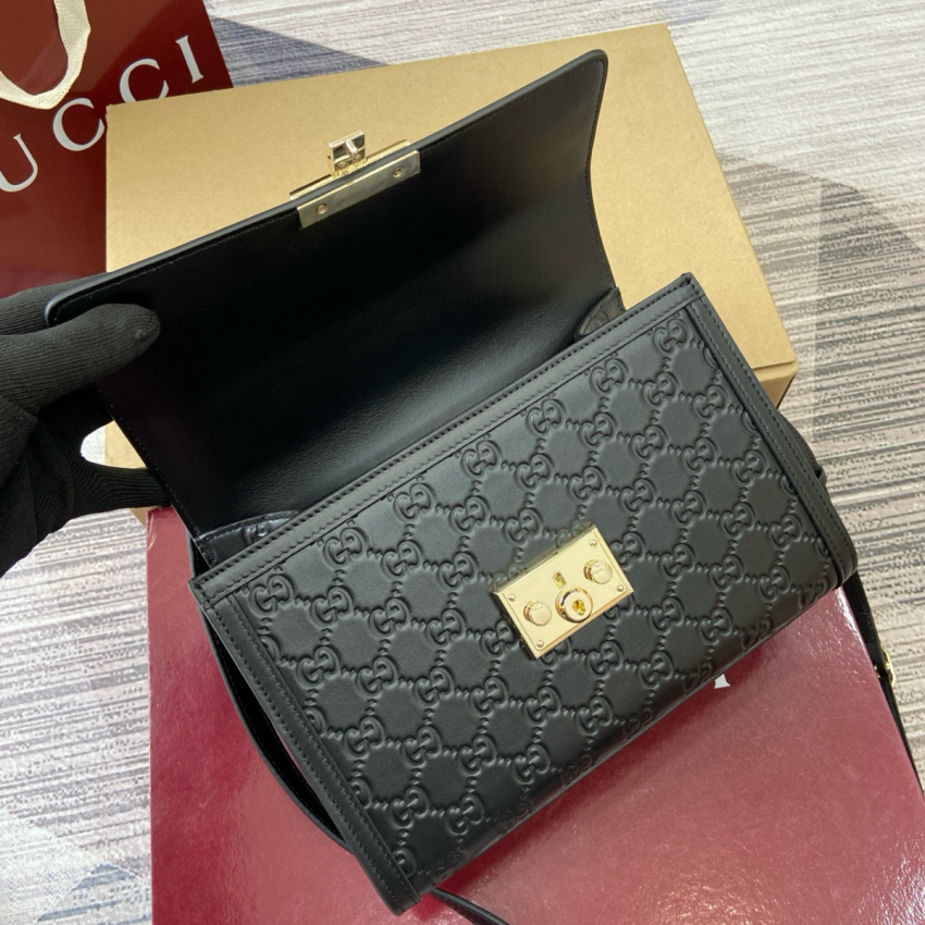 Padlock Medium Top Handle Bag
