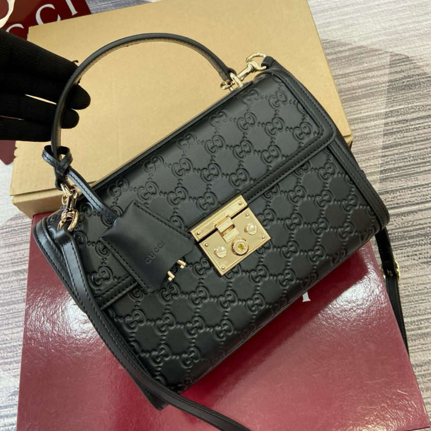 Padlock Medium Top Handle Bag