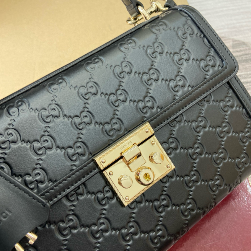 Padlock Medium Top Handle Bag