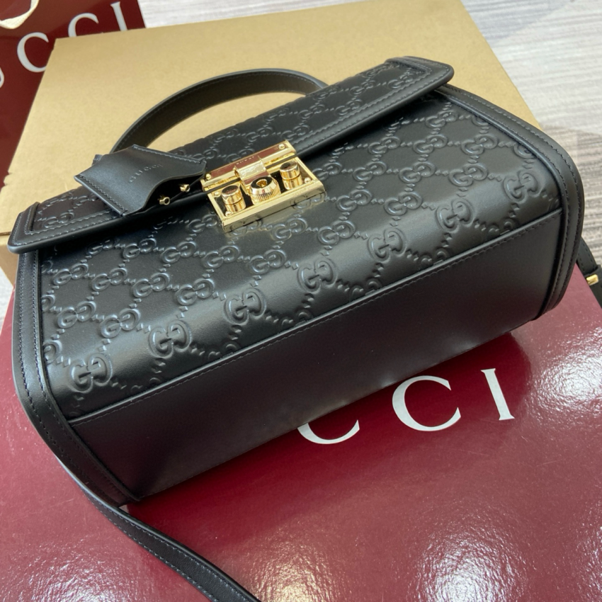 Padlock Medium Top Handle Bag