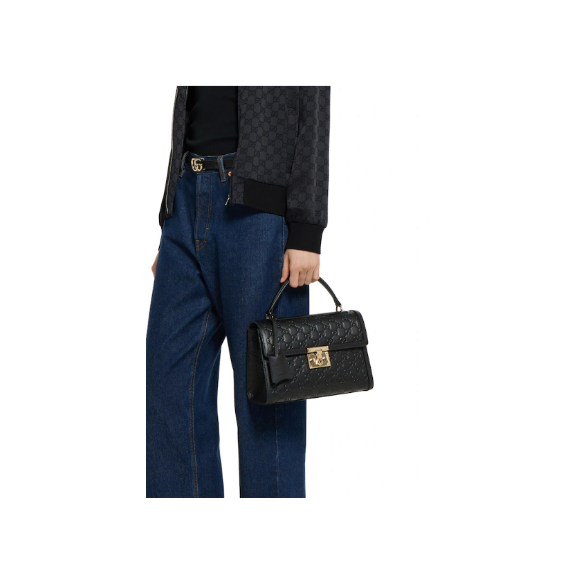 Padlock Medium Top Handle Bag
