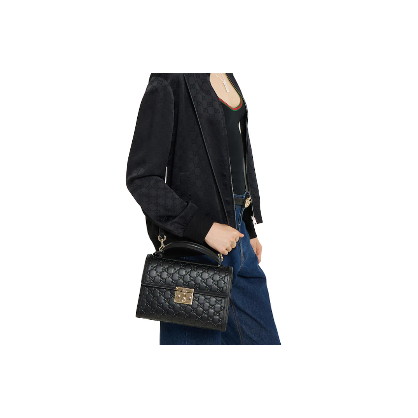 Padlock Medium Top Handle Bag