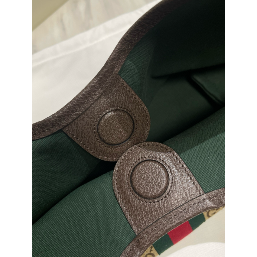 Gvc*1 Giglio small tote bag-Beige and dark brown