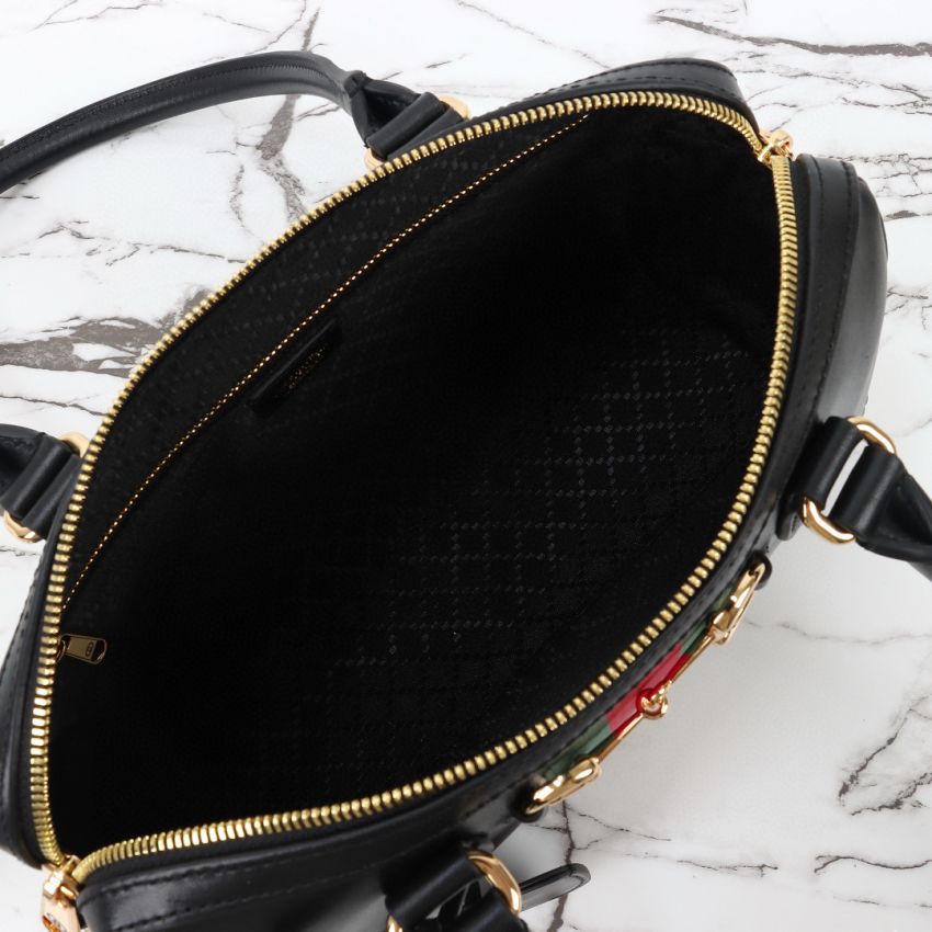 Top grade Borsetto medium boston Leather bag