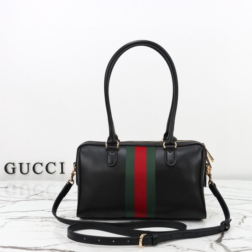 Top grade Borsetto medium boston Leather bag