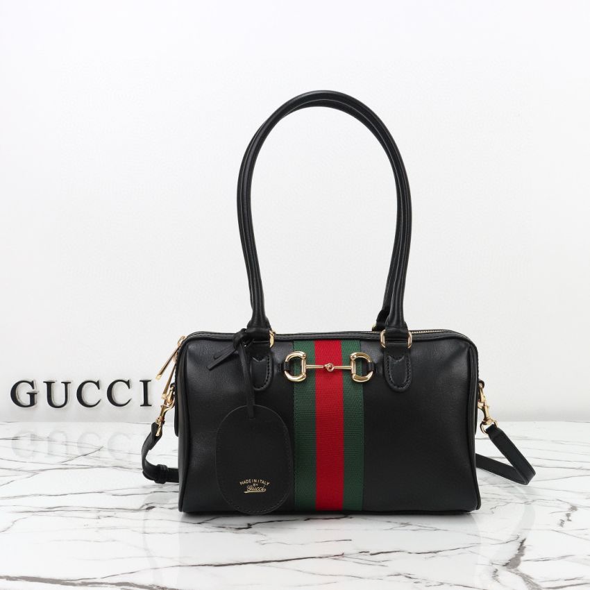 Top grade Borsetto medium boston Leather bag