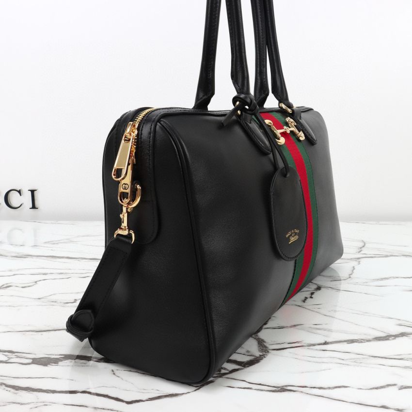 Top grade Gvc*1 Borsetto large boston Leather bag