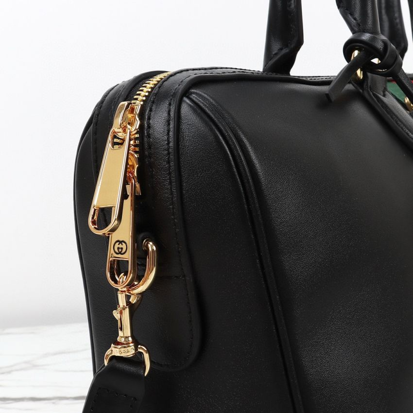 Top grade Gvc*1 Borsetto large boston Leather bag