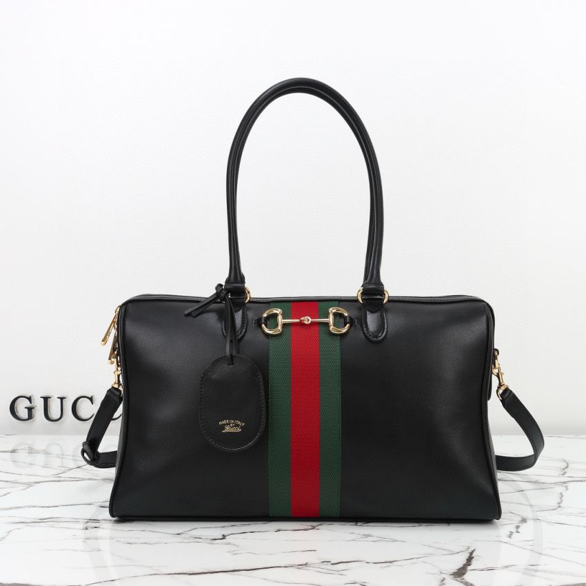 Top grade Gvc*1 Borsetto large boston Leather bag